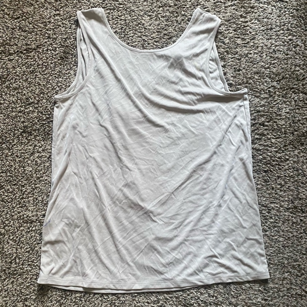 NWT BCBGMAXAZRIA Top Women's Small Beige Sleeveless Cowl Back Going Out Casual K